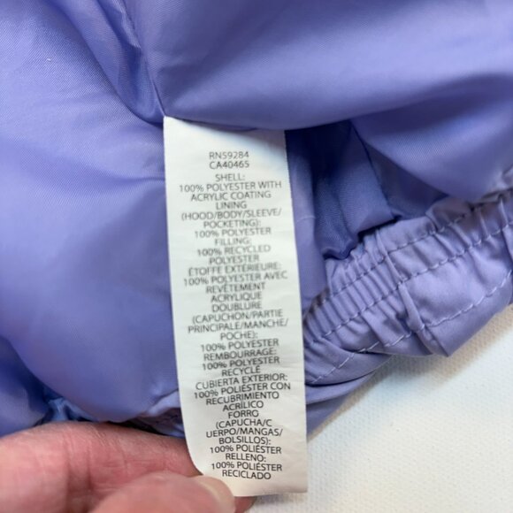 The Children's Place Hooded Puffer Jacket Purple Toddler 2T - Picture 5 of 5